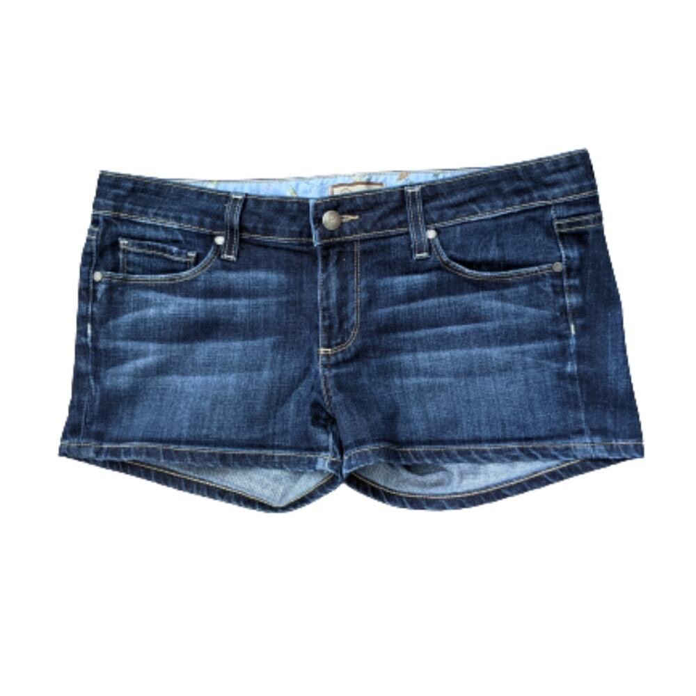 Paige Canyon Stretch Denim Shorts 30